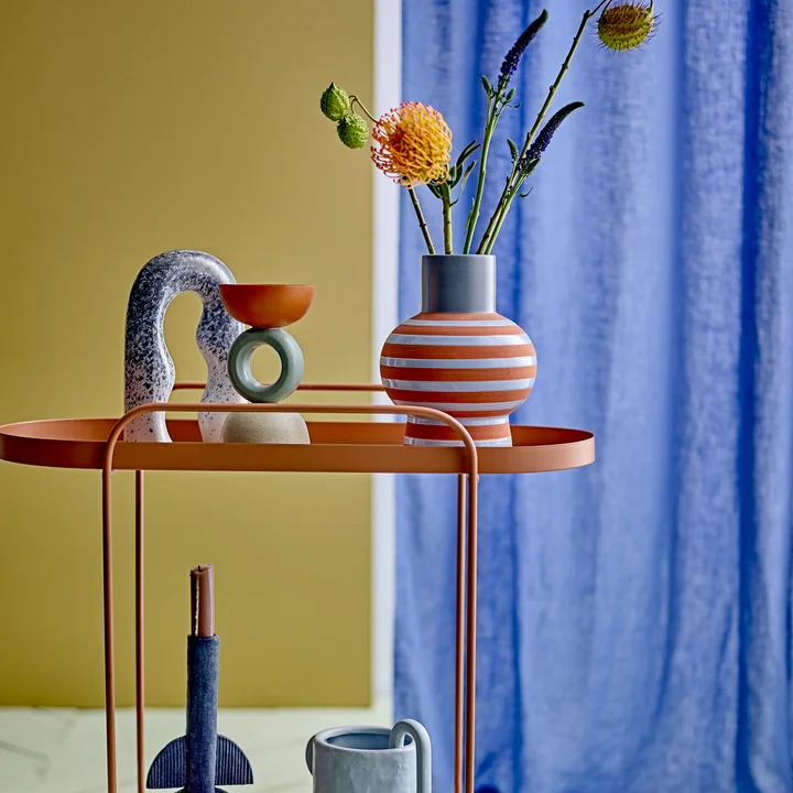 Bloomingville - Lindir Vase, blue