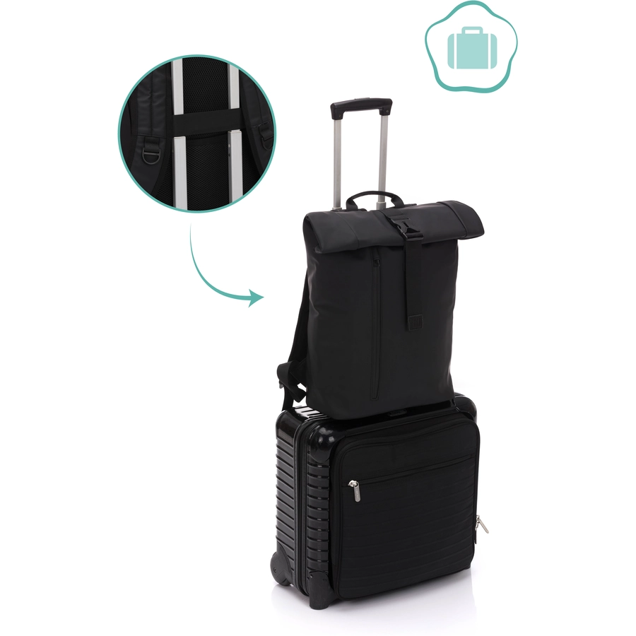 Fillikid Wickelrucksack Oslo schwarz