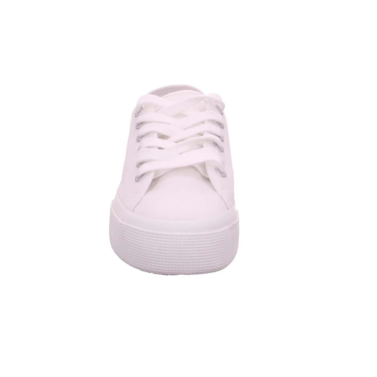 SUPERGA Sneaker Weiss Textil  mit superleichter Laufsohle