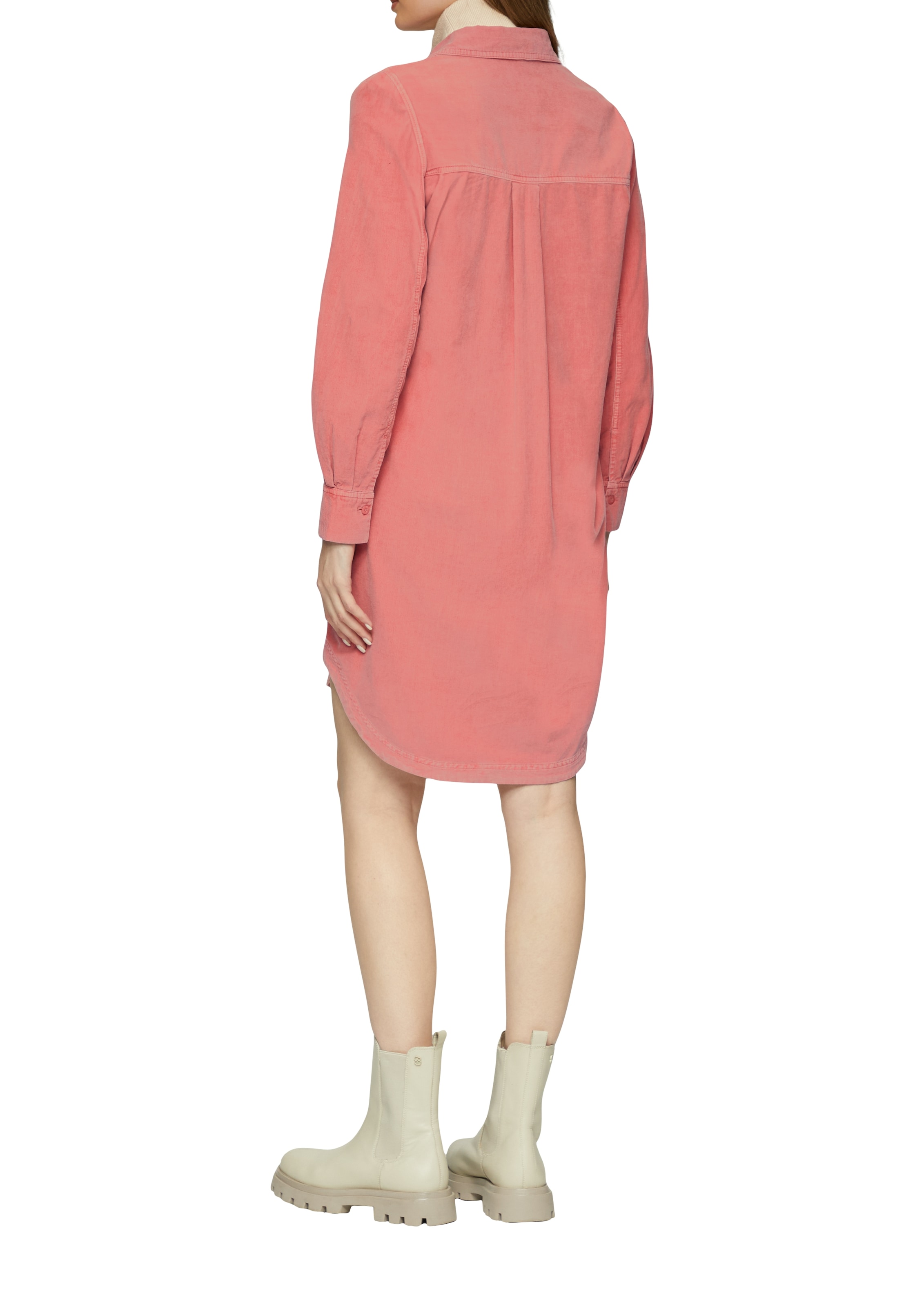 s.Oliver Hemdblusenkleid Ohne Taschen Sommerkleid mit Hemdkragen
