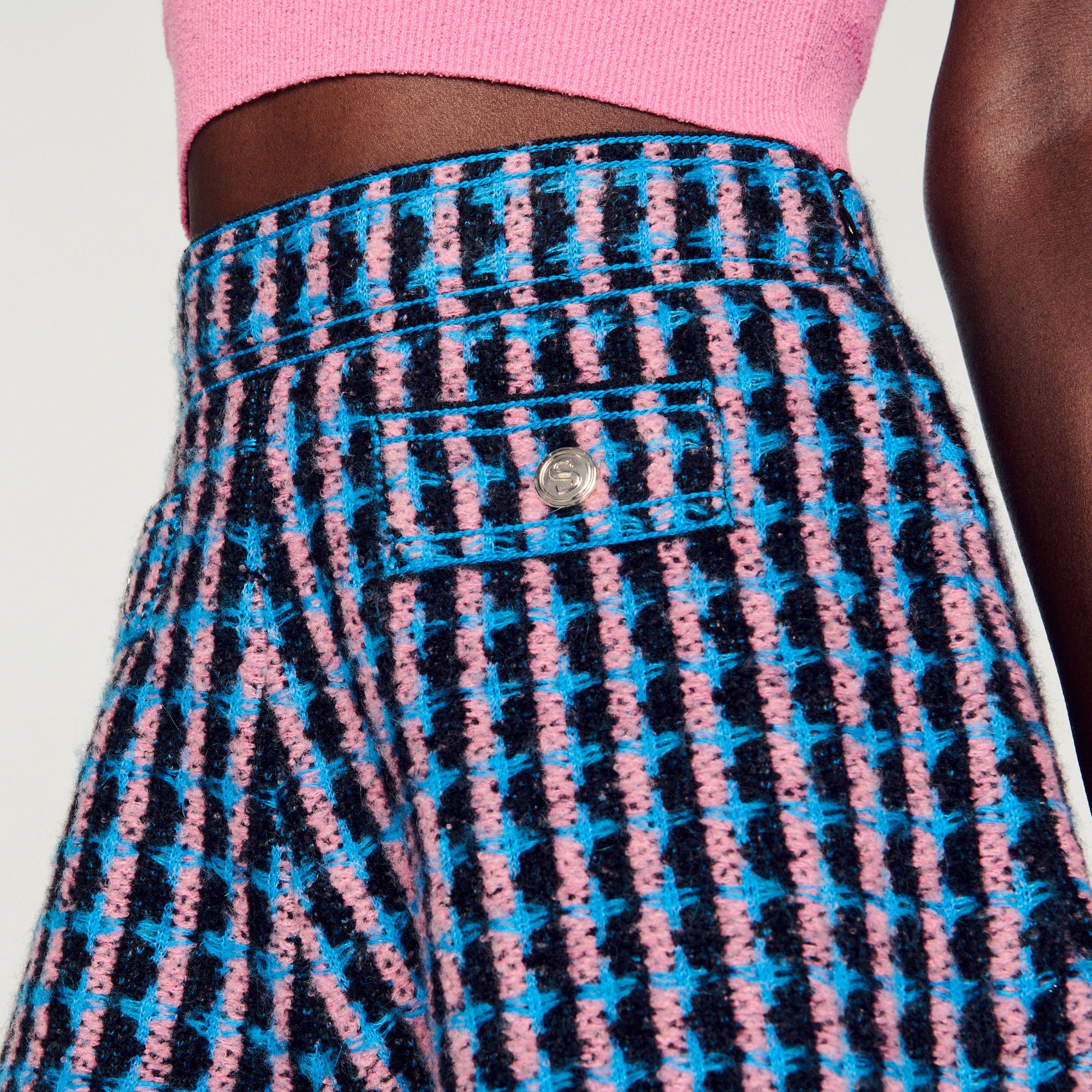 Short en tweed