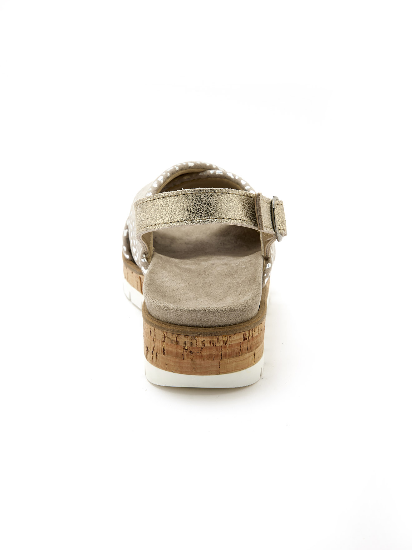 Sandales extensibles doublées cuir