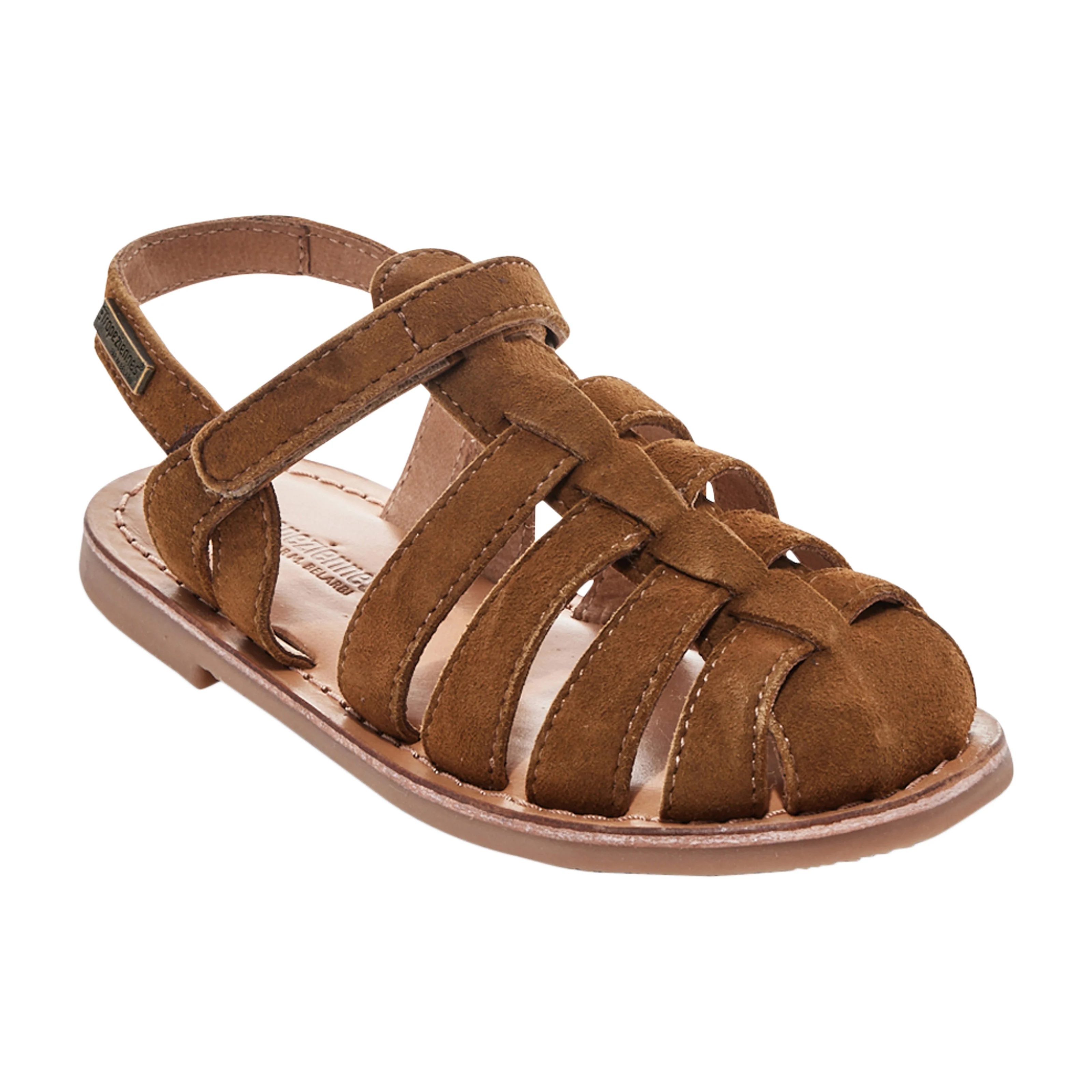 Sandale cuir enfantpar m.belarbi badum | Marron