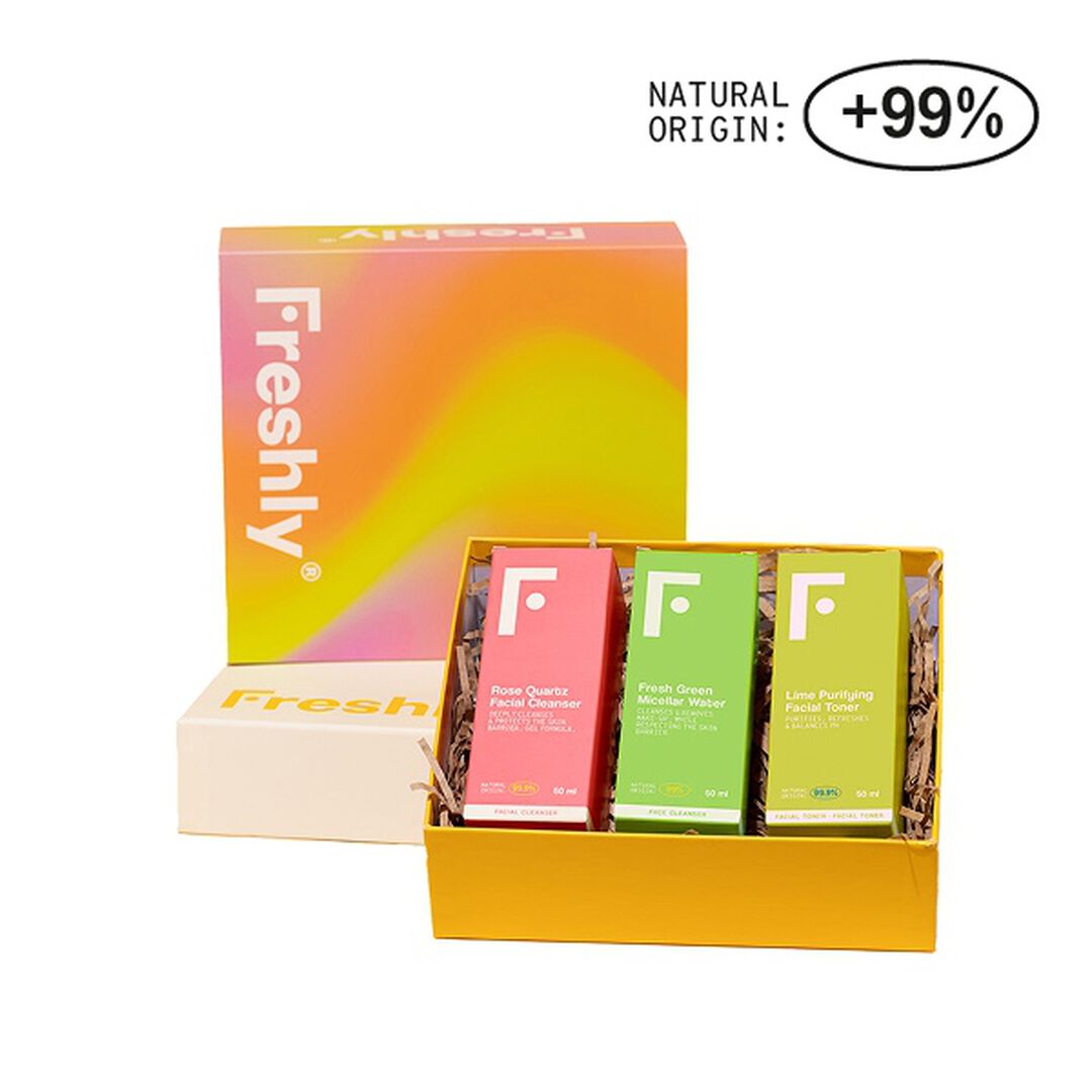 FRESHLY  Mini Rotina Facial de Limpeza - 50ml