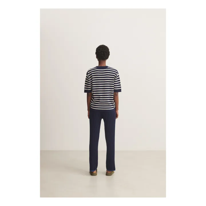 FUB T-shirt Rayé  - Collection Femme | Bleu marine