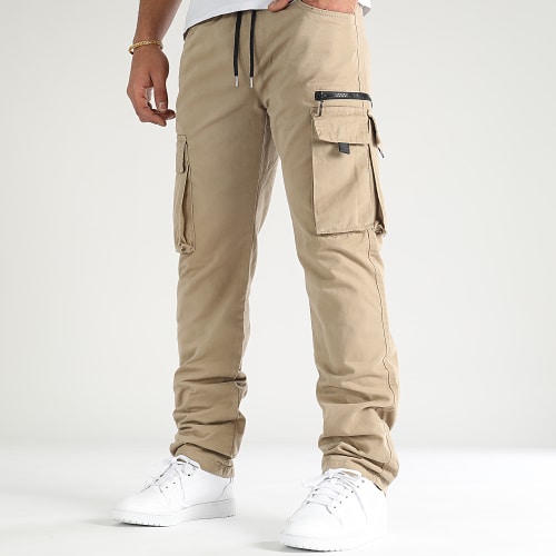Pantalon Cargo Regular Fit 2664 Beige