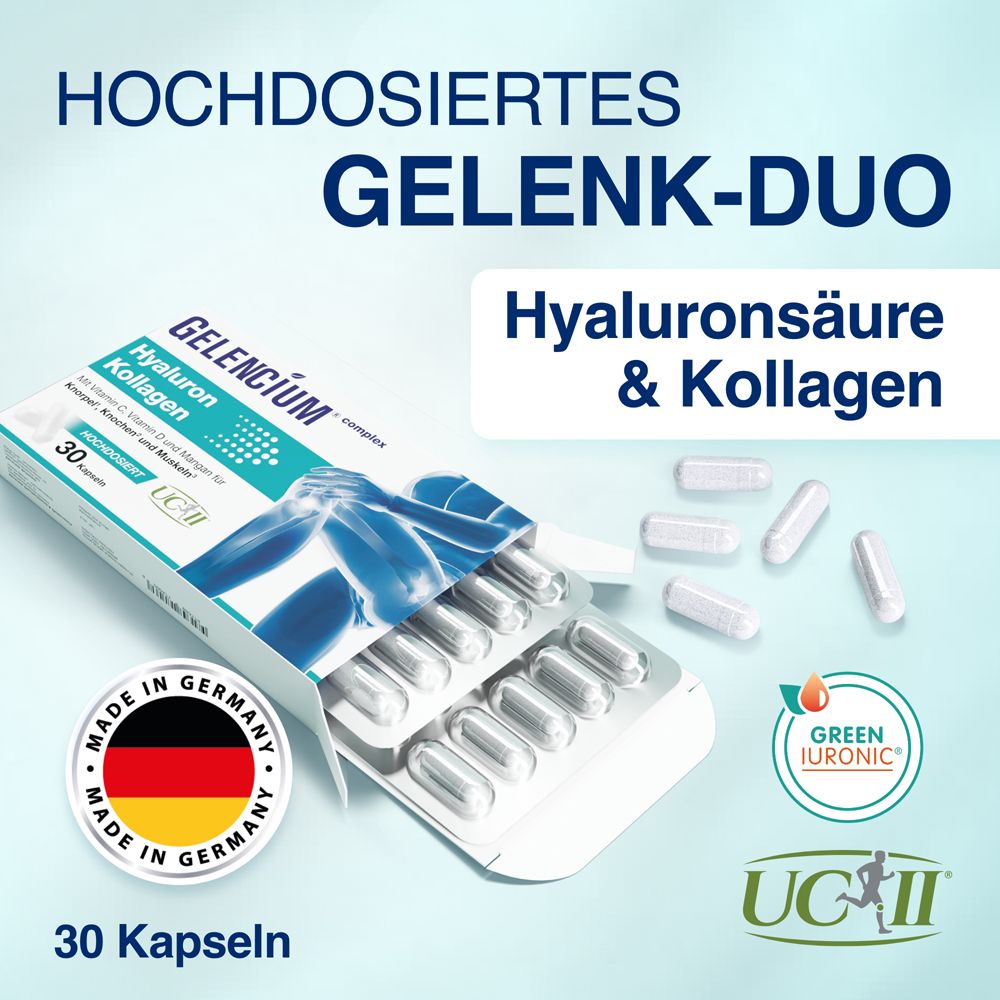 GELENCIUM® Hyaluron und Kollagen