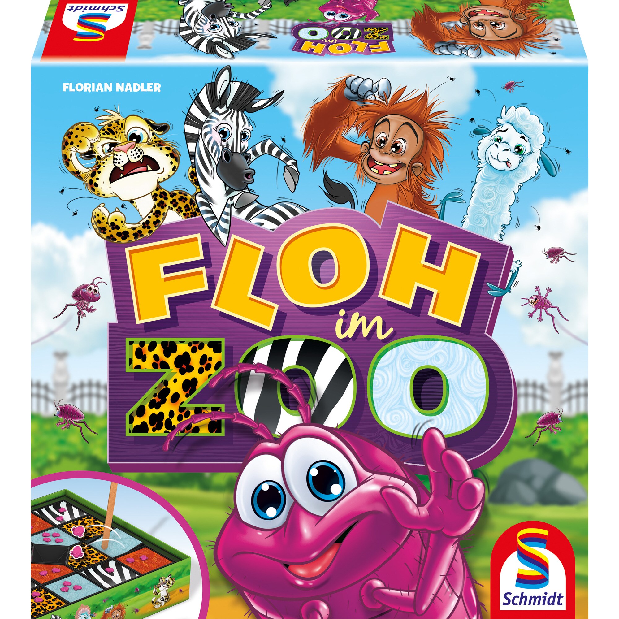 Schmidt Spiele Brettspiel Floh im Zoo