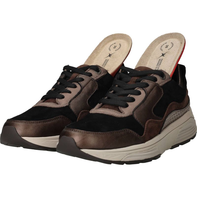 Xsensible Golden Gate Stretchwalker GX Sneakers Bruin Dames