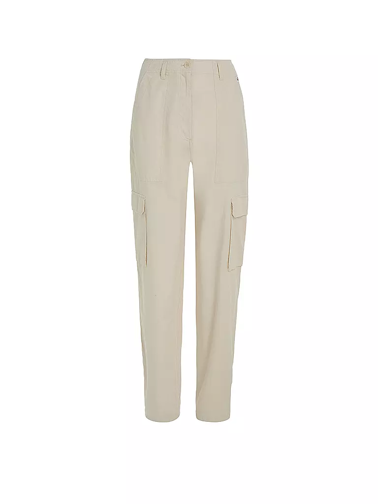 TOMMY JEANS Cargohose  creme