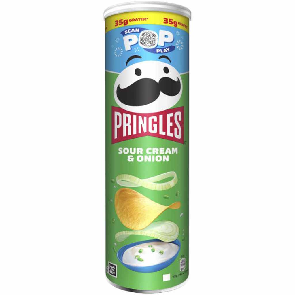 Pringles Sour Cream & Onion 200g MHD:13.12.25