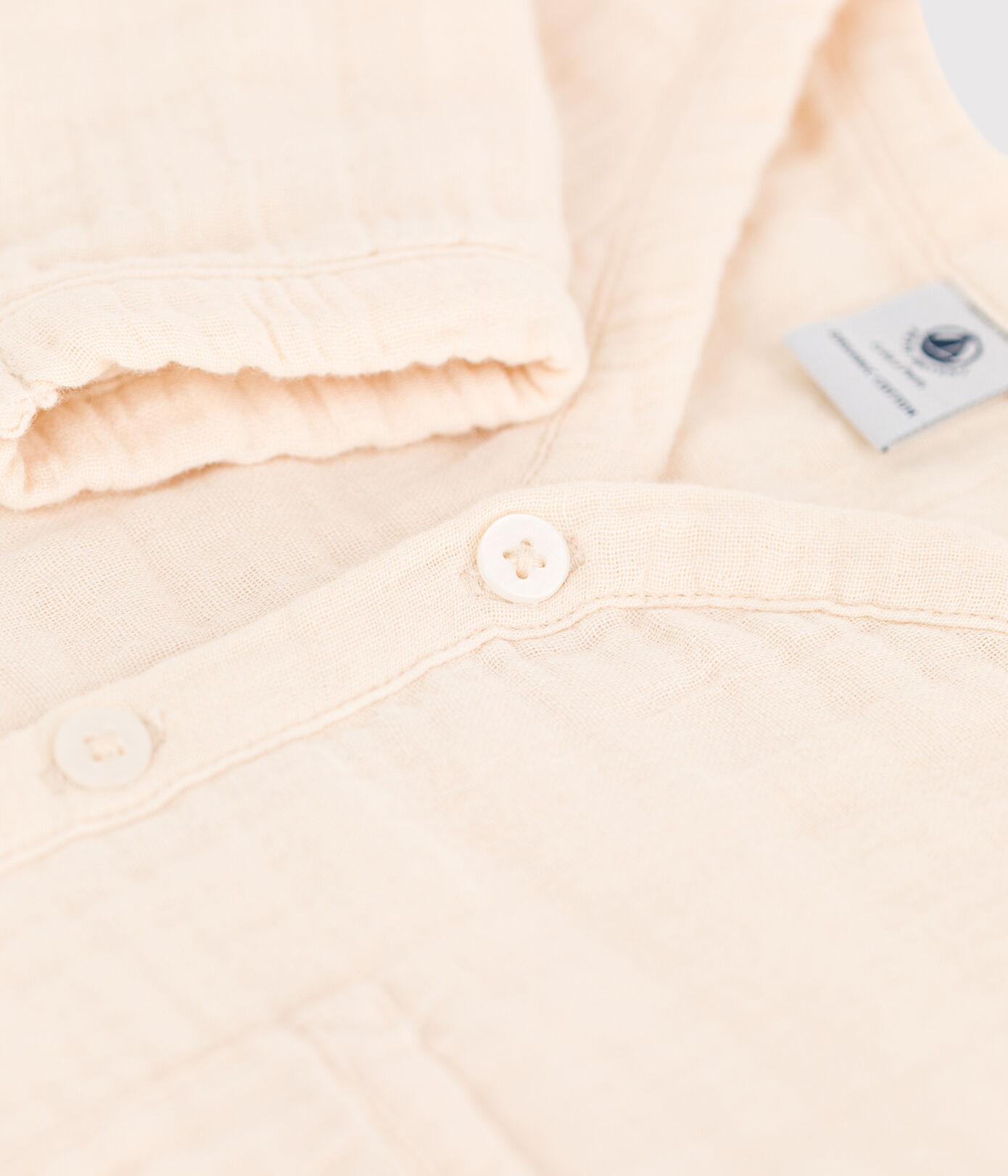 Cardigan bébé en gaze de coton