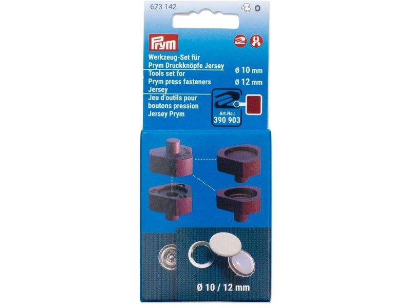 Prym Druckknöpfe Werkzeug-Set Werkzeug-Set für Druckknöpfe 10 und 12 mm