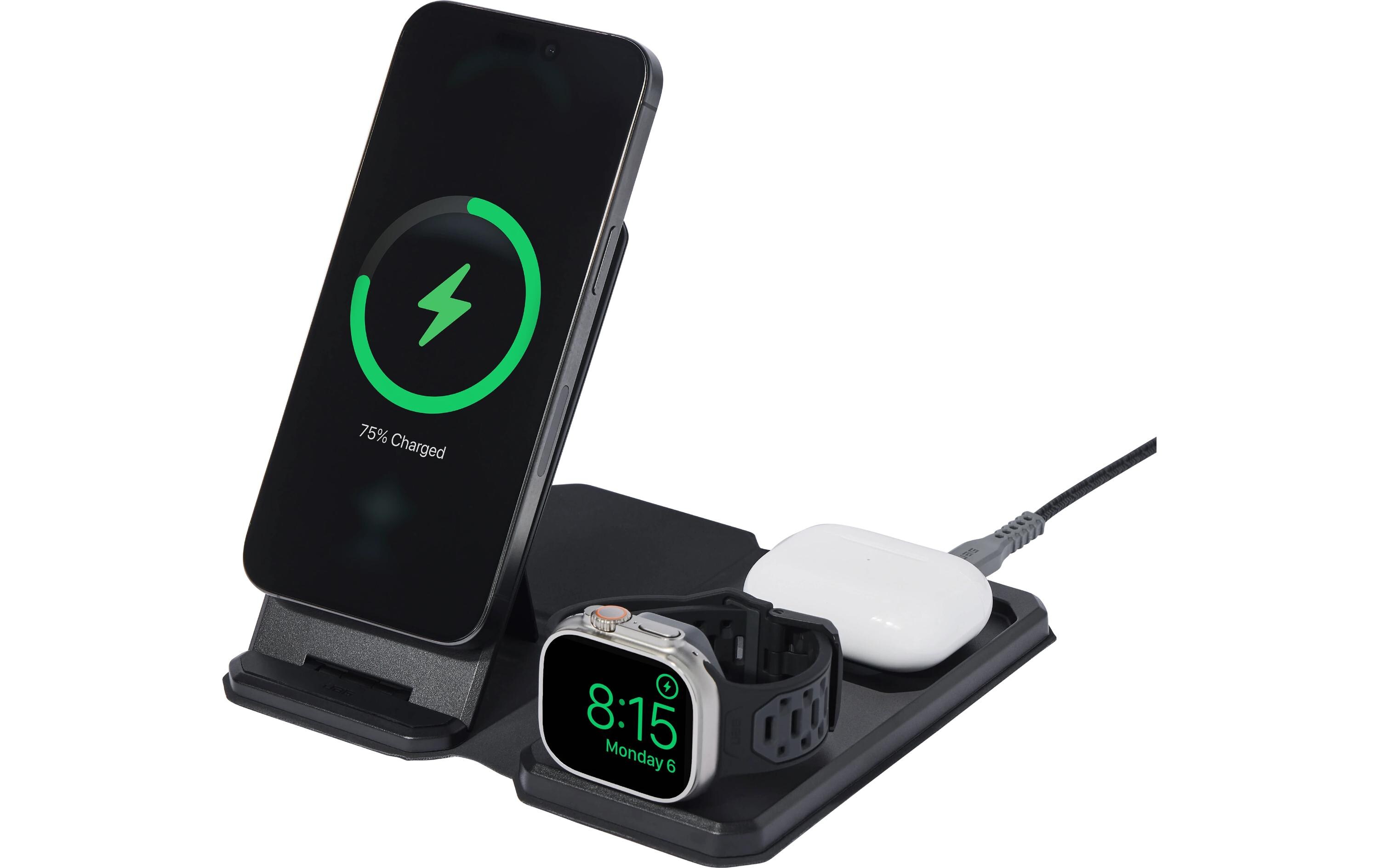 Ladestation 3in1 Black/Gray<br>3in1 Reise-Ladegerät