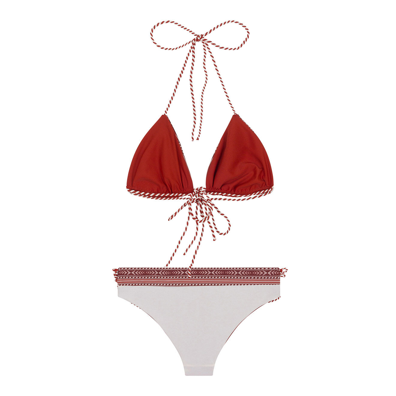 Wild Maillot de bain 2 pièces Desire blanc/rust