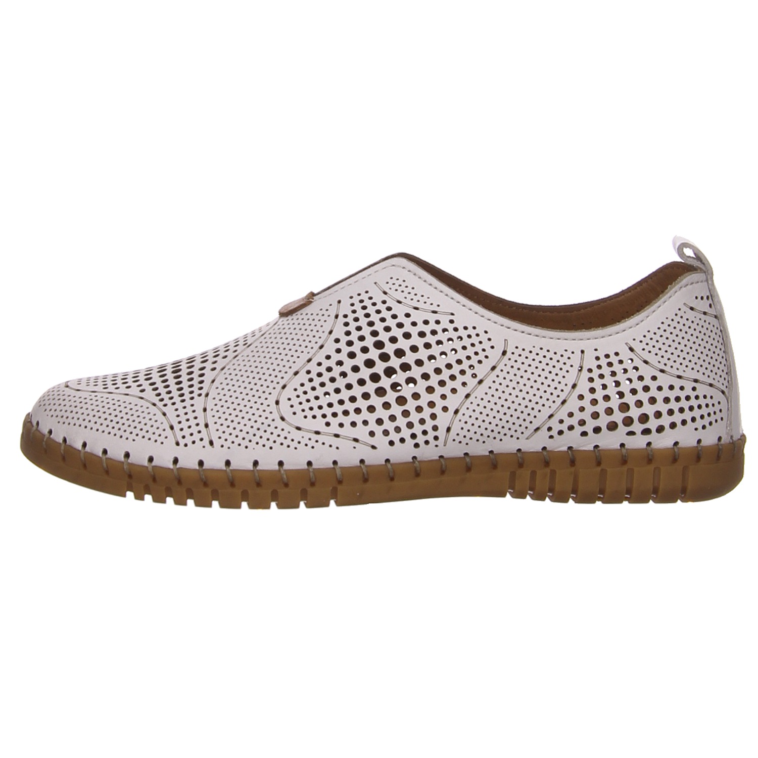 elbandi Slipper weiß weiss/weiss kombi