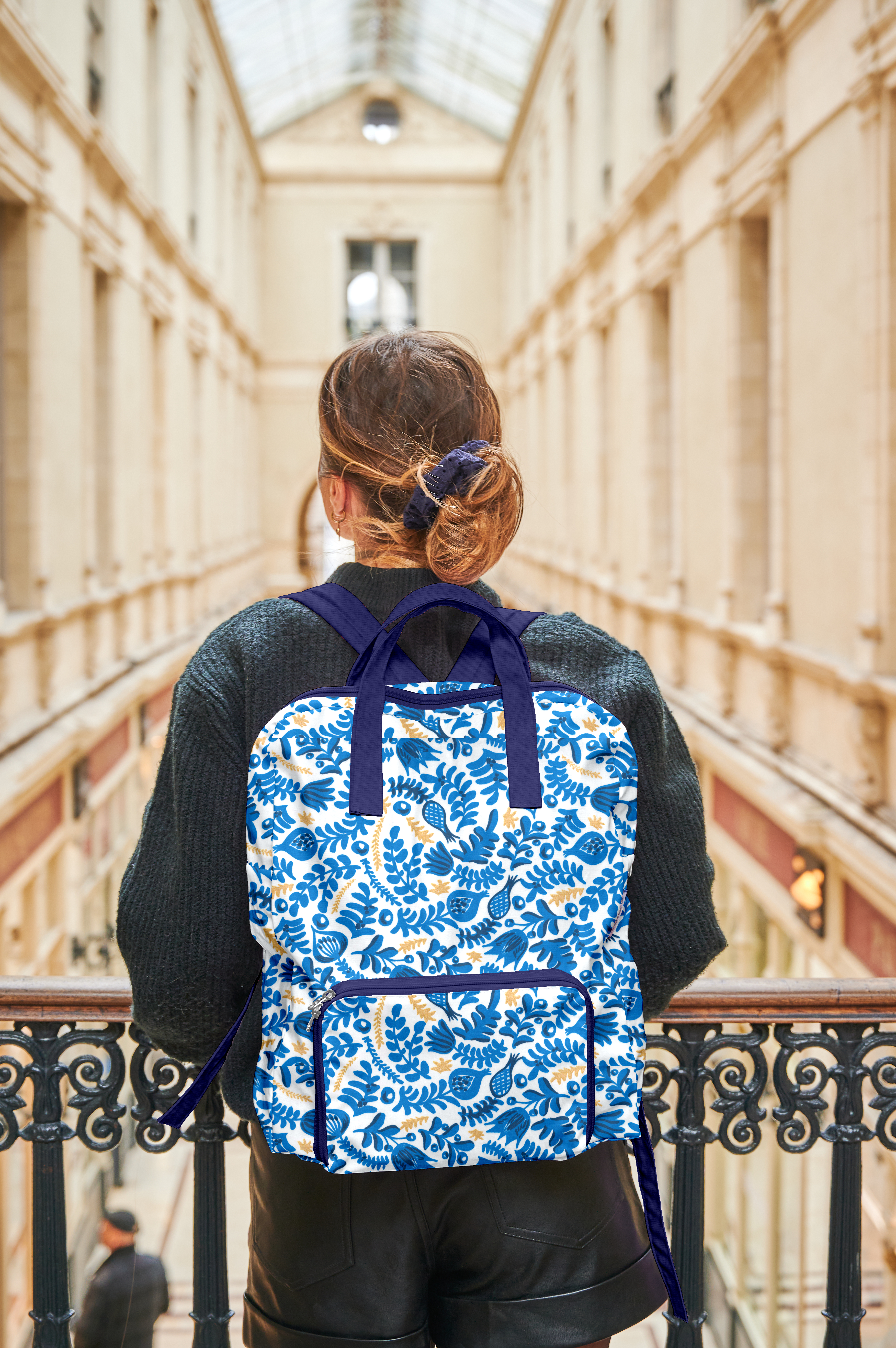 Sac À Dos Pliable Gaby Passion Bleue