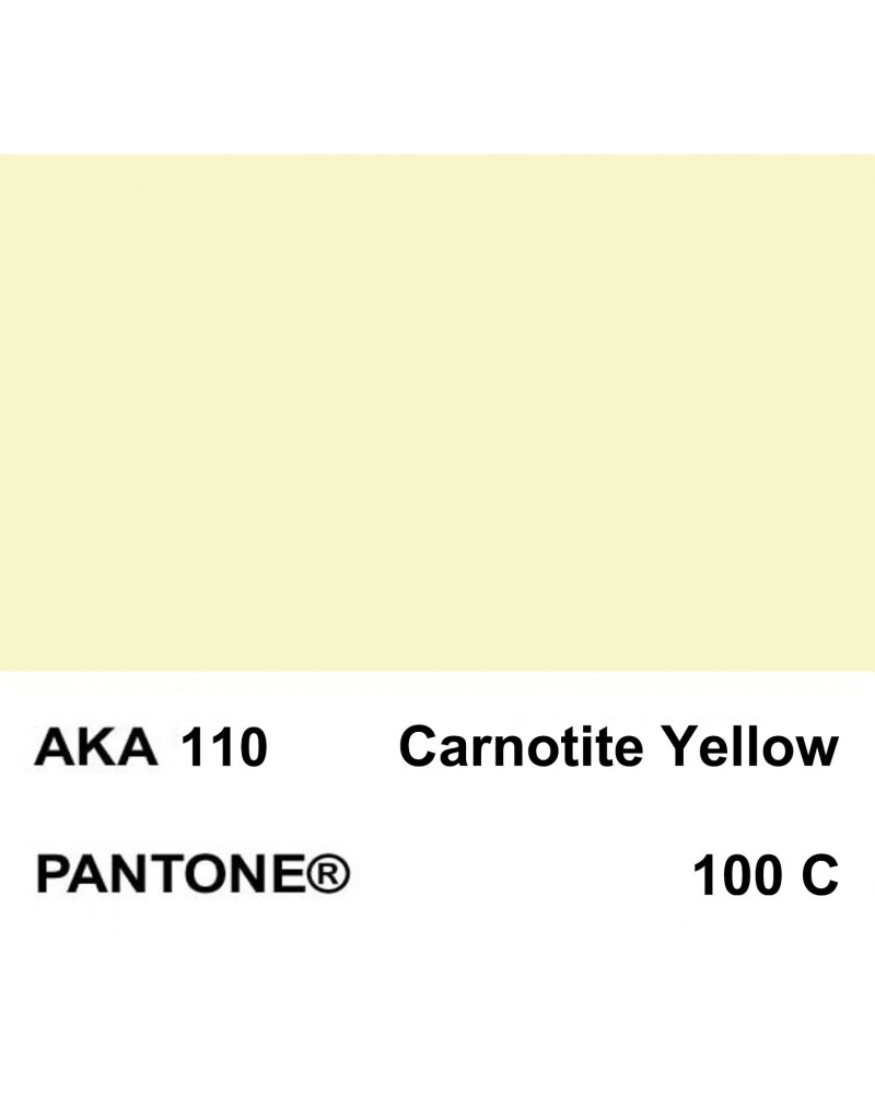 Jaune Carnotite  -  Pantone 100 C