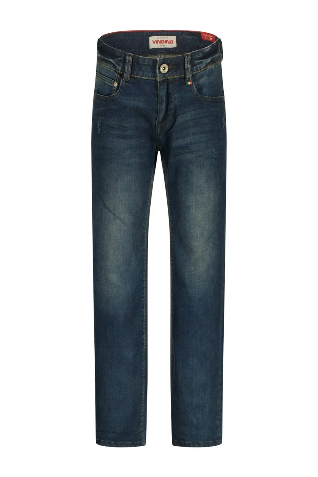 Vingino slim fit jeans donkerblauw
