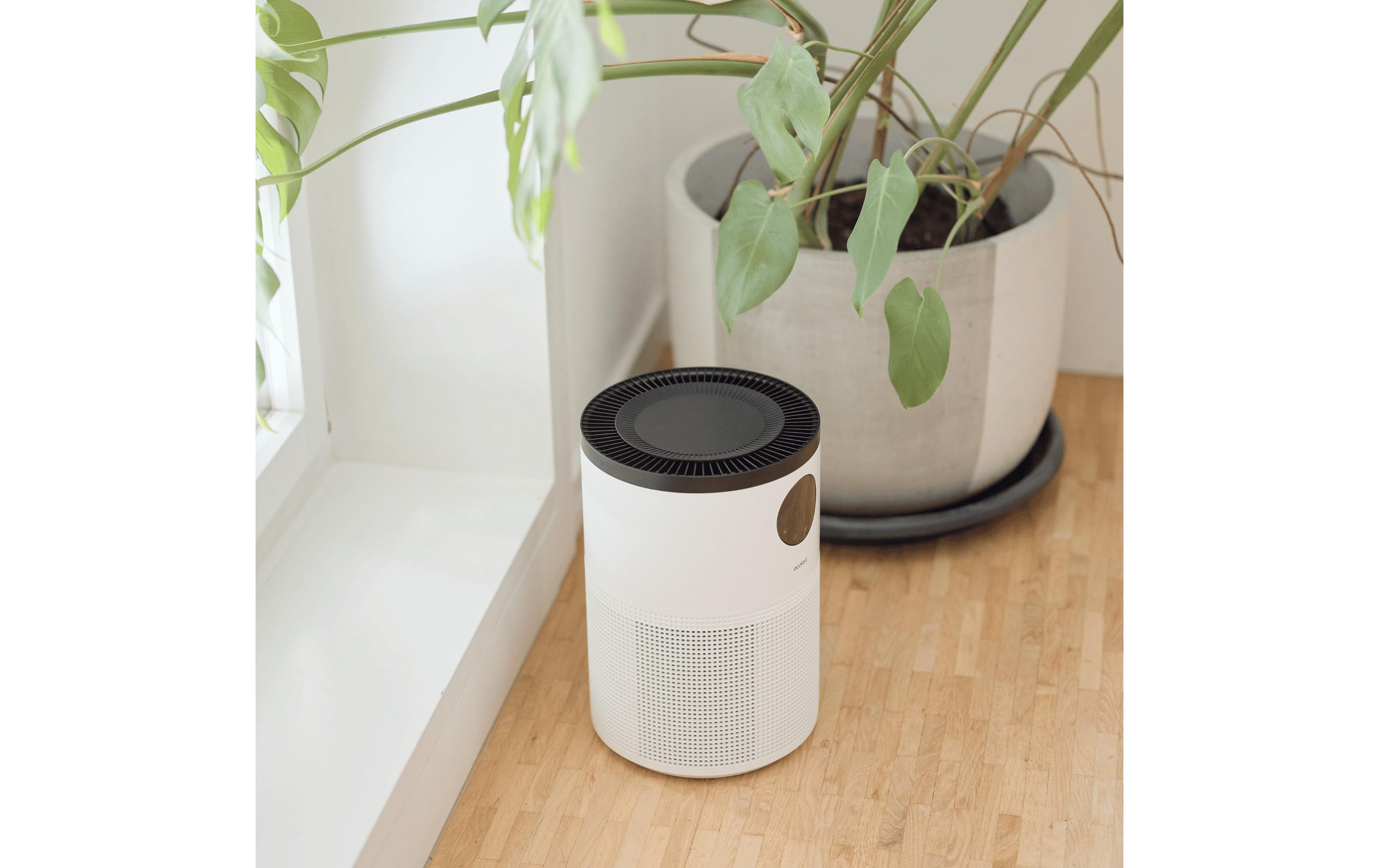 Luftreiniger ecoQ CleanAir 300+ 50 m²<br>Luftreiniger für das Schlafzimmer: leise, filtert Allergene, ozonfrei