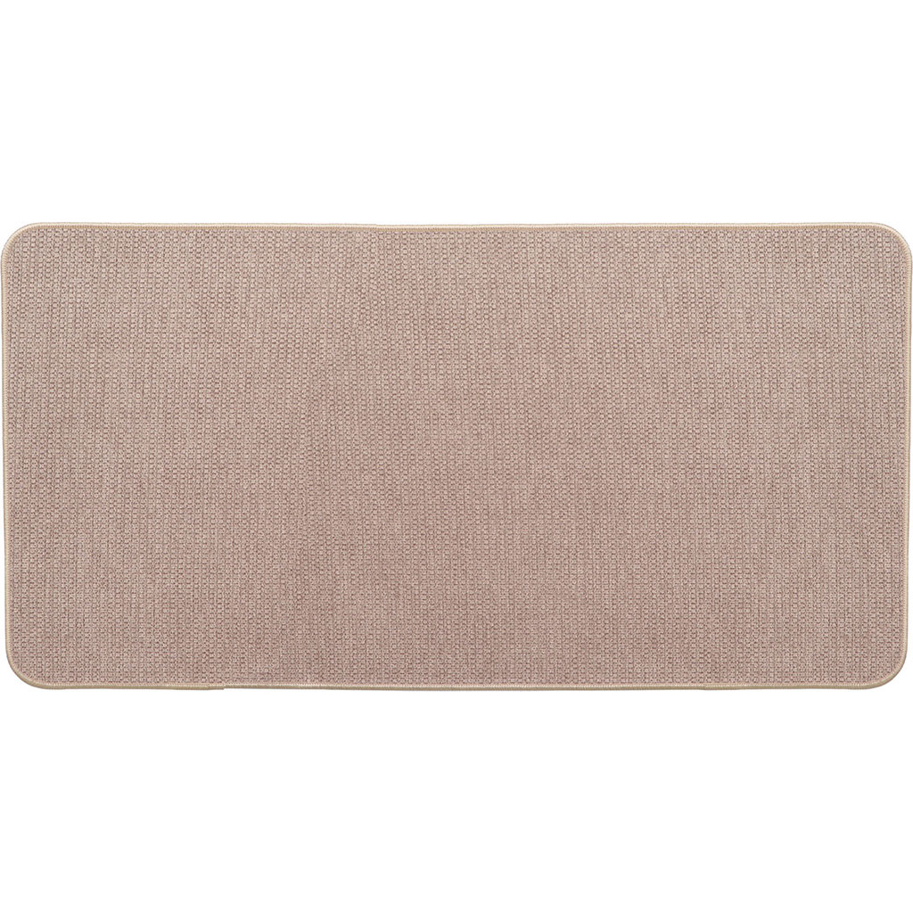 Tapis de cuisine hexagone beige 45x80cm