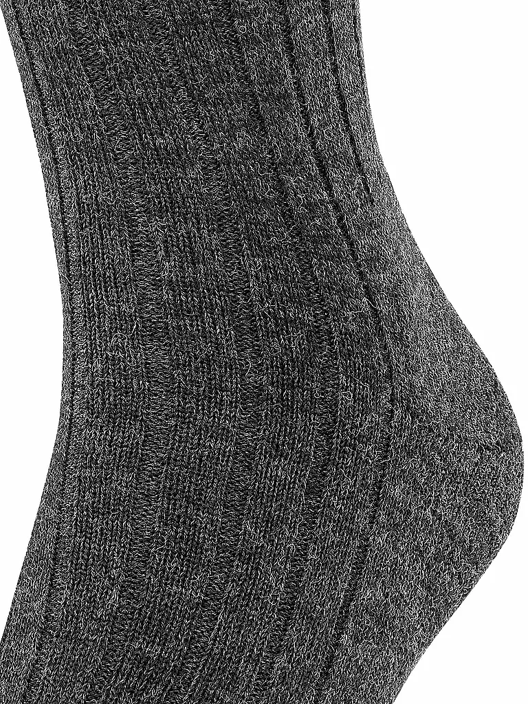 FALKE Herren Socken Teppich im Schuh antrachite mel. grau