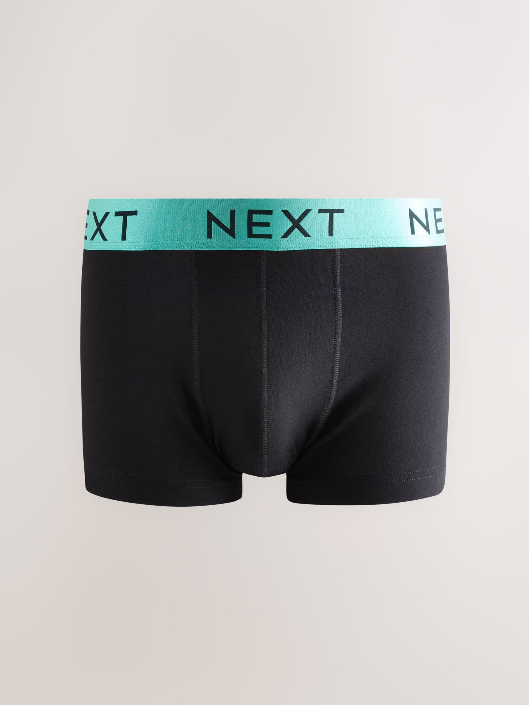 Zwarte glanzende taillebanden - Hipster boxers van katoenrijke mix