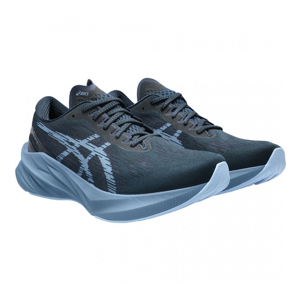 Asics NOVABLAST 3 - Chaussures running Homme french blue/storm blue