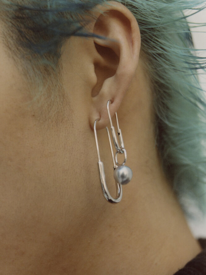 Maria Black Chance Earring Sølv
