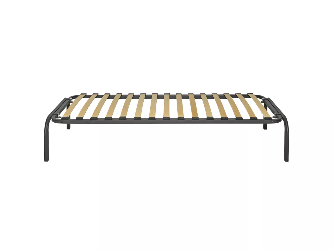 Sommier supérieur 80x200 cm metal gris STRATA