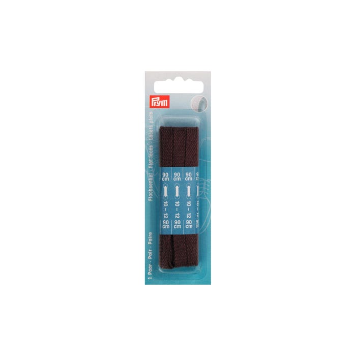 Prym-1 paar platte schoenveters 7mm/90cm