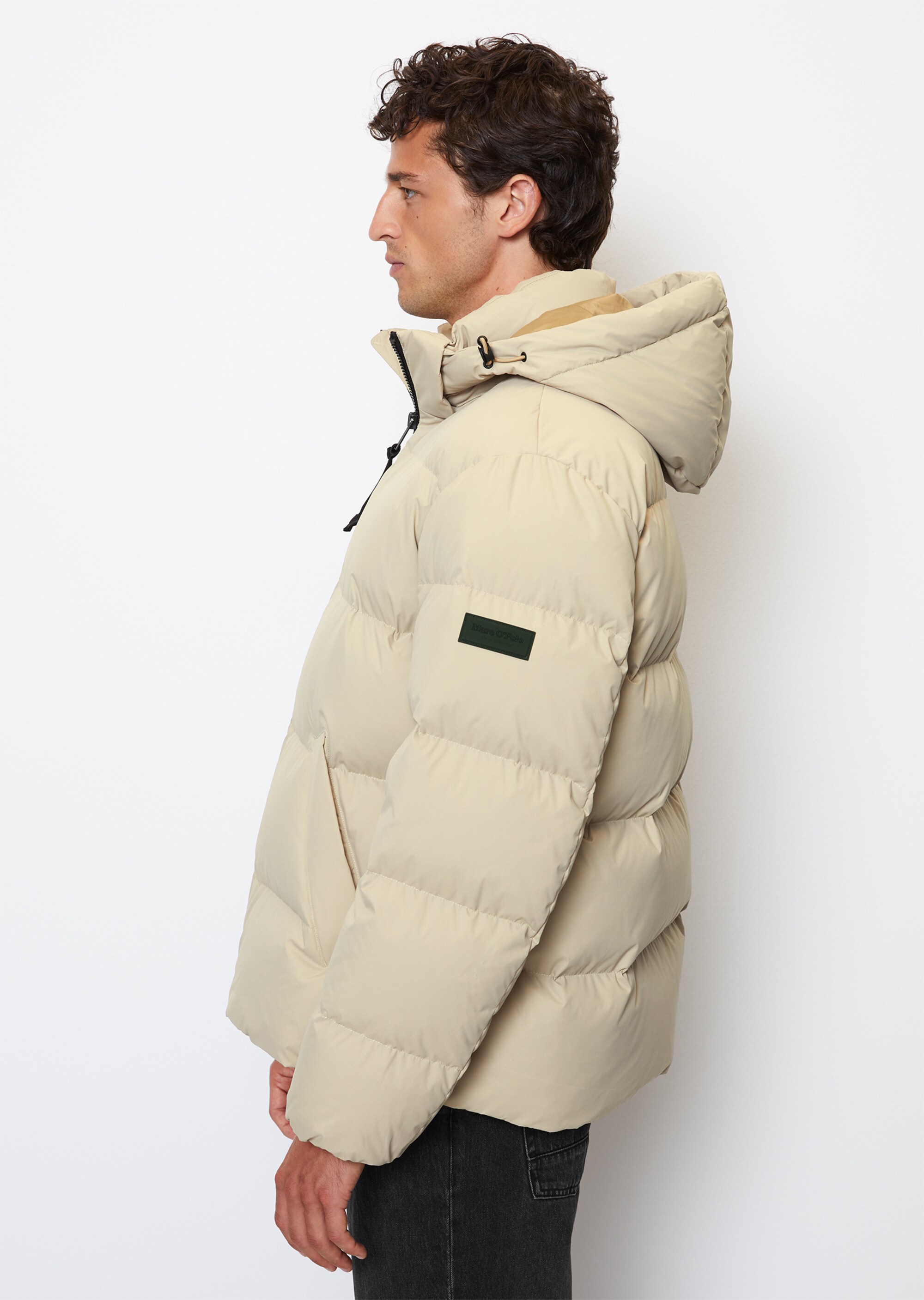 Puffer-Daunenjacke regular mit wasserabweisender Oberfläche