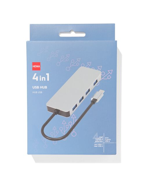 USB C hub gris