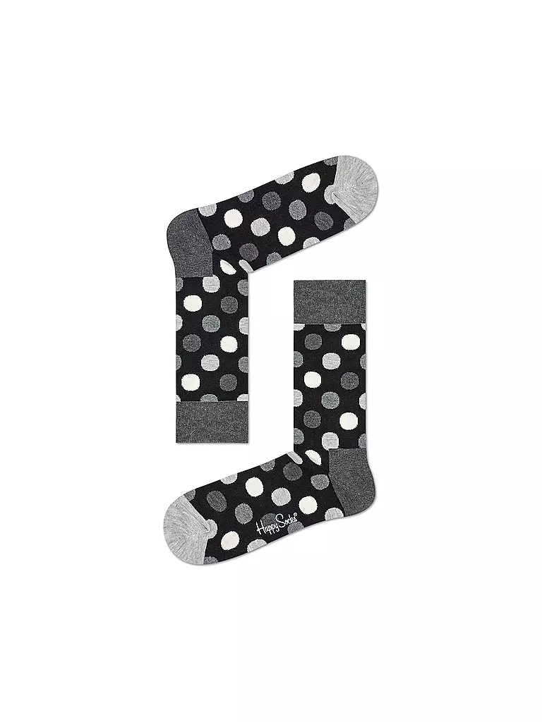 HAPPY SOCKS Damen Socken 4er Pgk. CLASSIC BLACK & WHITE  black schwarz