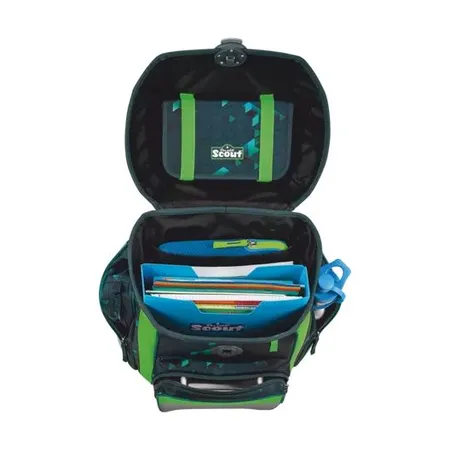 Scout Schulranzen-Set Genius DIN Cubes, 4-teilig