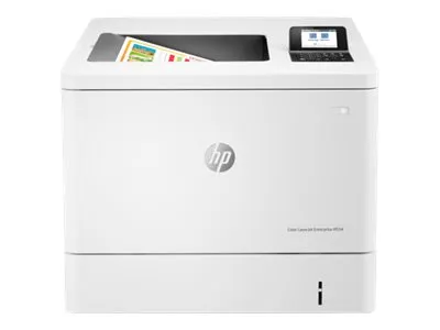 HP LaserJet Enterprise M554dn - Printer - farve - Duplex - laser - A4/Legal - 1200 x 1200 dpi - op til 33 spm (mono) / op til 33 spm (farve) - kapacitet: 650 ark - USB 2.0, Gigabit LAN, USB 2.0 vært