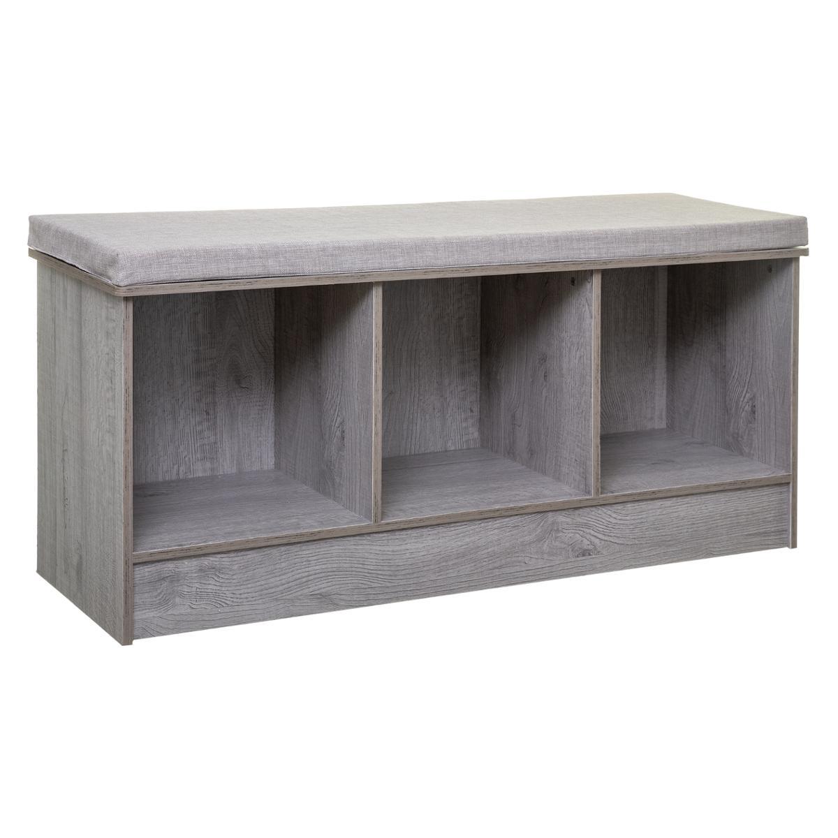 BANC 3 CASES MIX GRIS