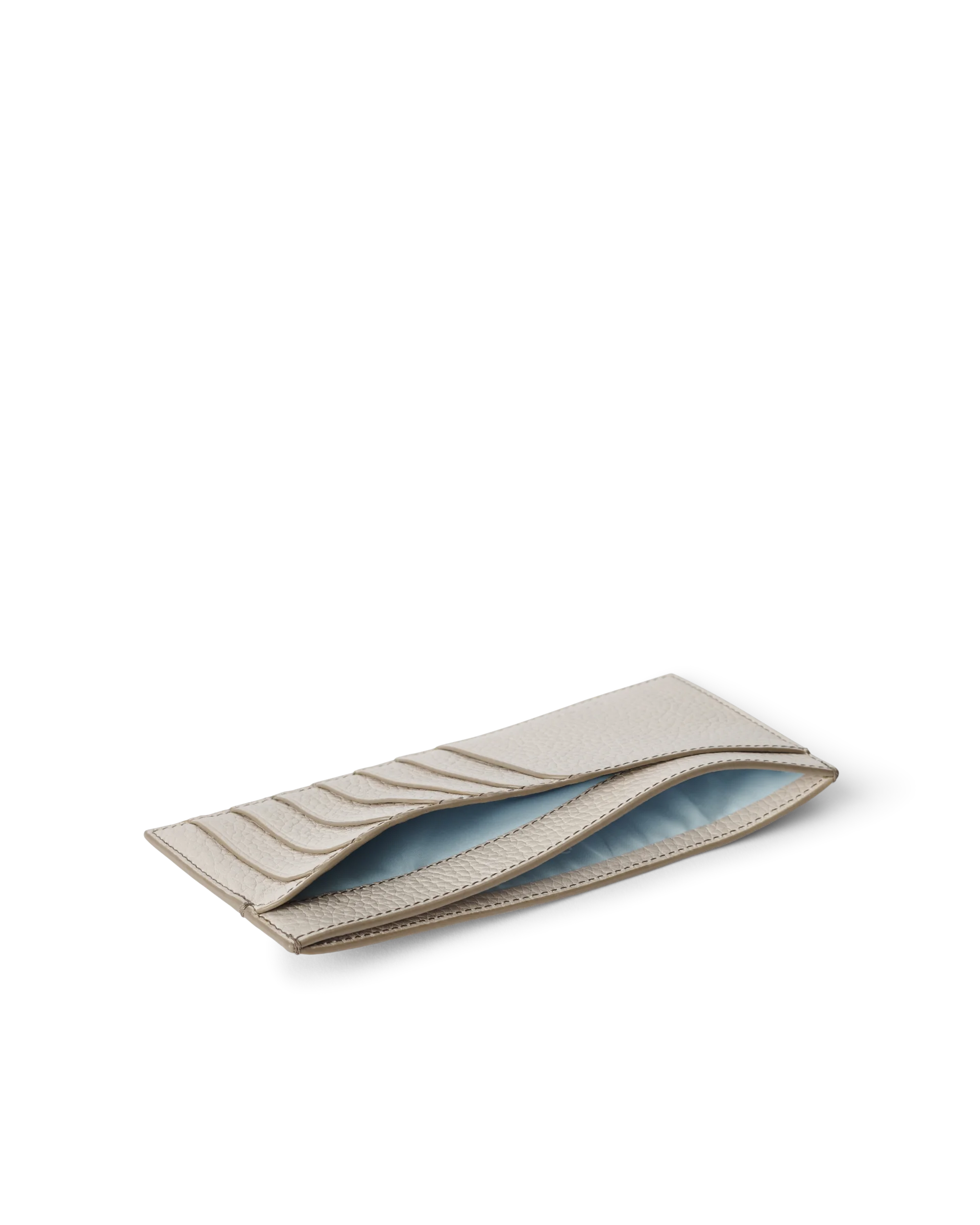 ECCO Wallet Kleine Leder-Geldbörse Beige 8,5X17,5X0,5 cm
