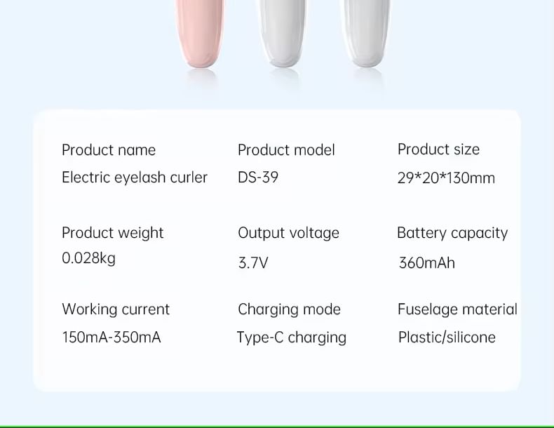 Beautyronics - USB oplaadbare wimperkruller