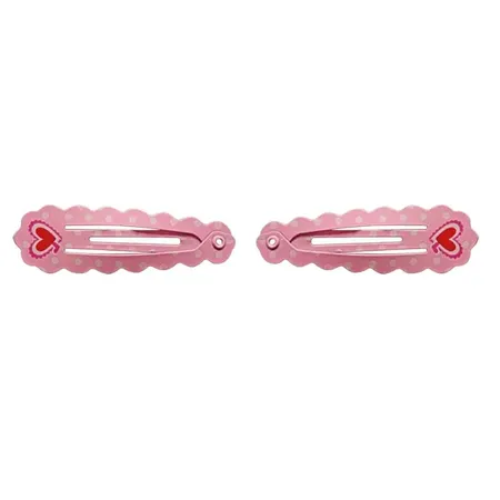 bb Klostermann Haarspangen Herzen 4cm 1 Paar, 2-fach sortiert