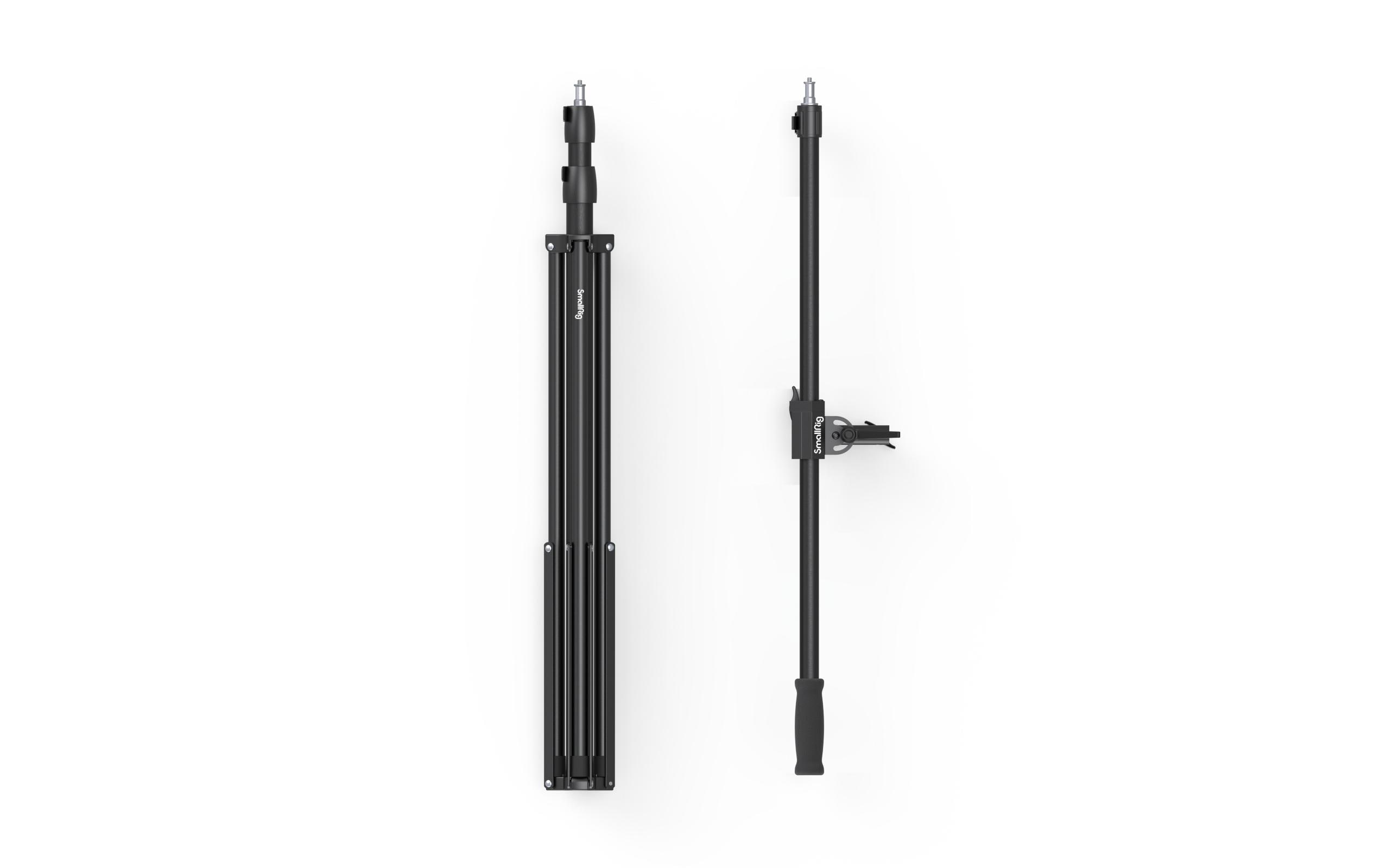 Leuchtenstativ RA-S280A luftgefedert mit Arm<br>Luftgefedertes Lichtstativ mit Auslegerarm