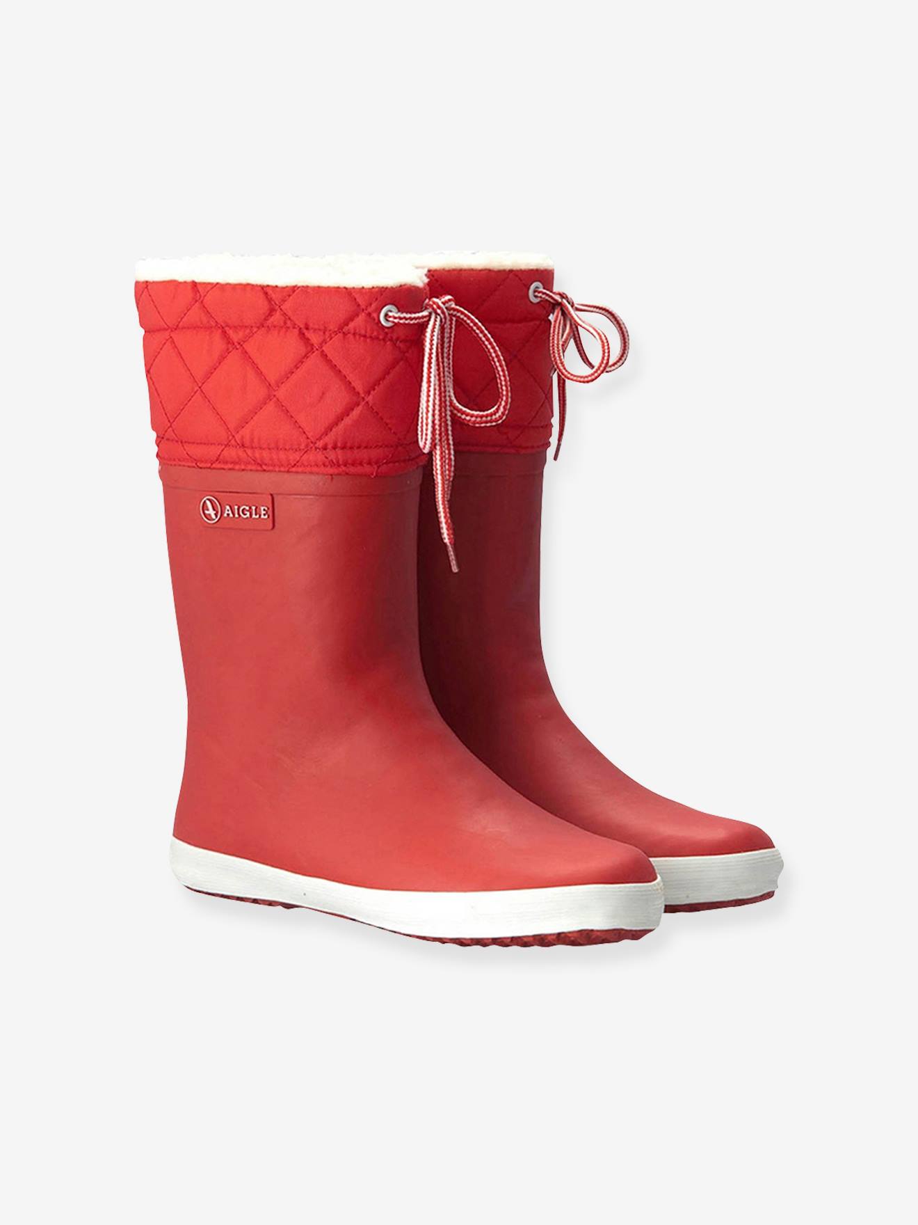 Botas de borracha Lolly Pop Giboulée AIGLE® pretas, tamanho médio, lisas
