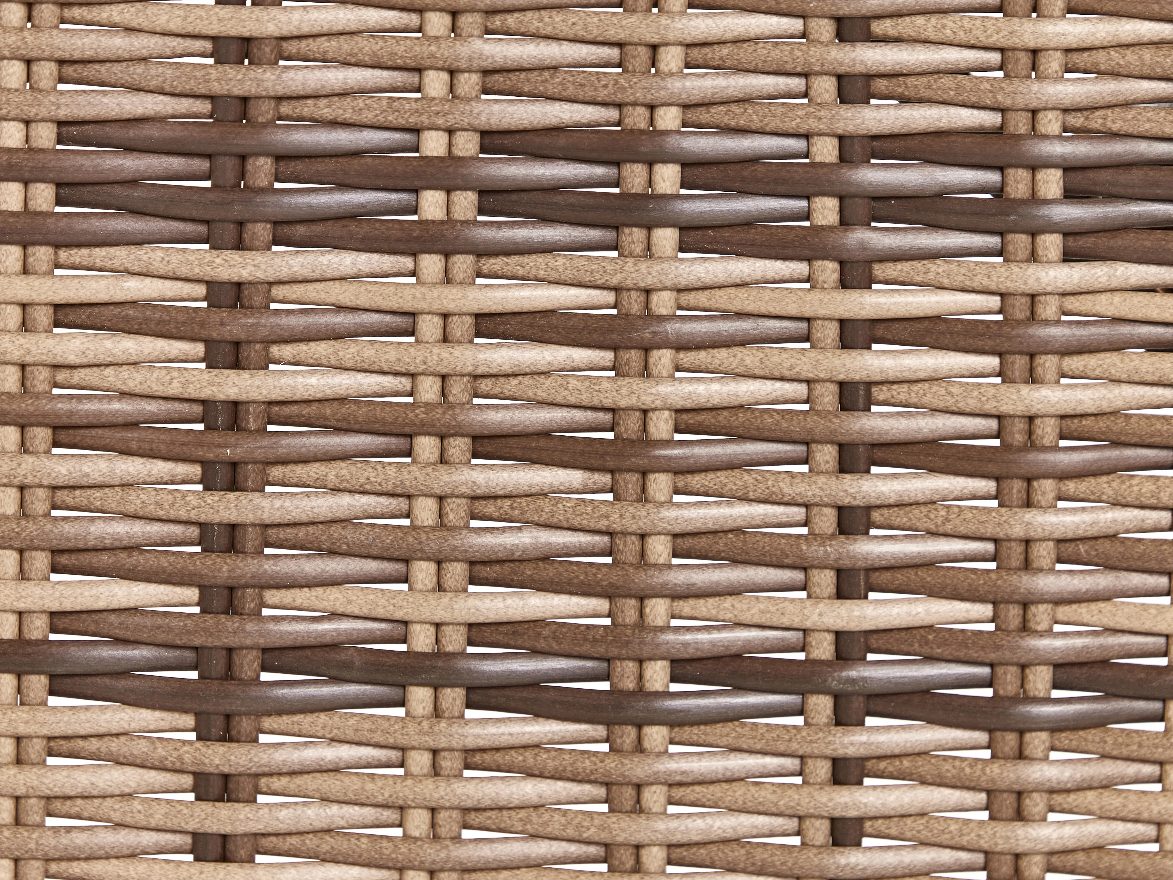 Loungeset met tafel 5-zits VITTORIA XL PE rotan Olijfgroen