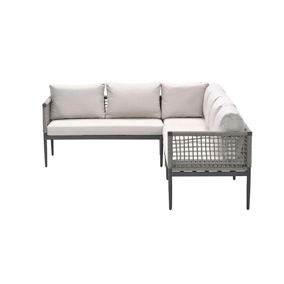 Teramon hoekset - 4-dlg. - carbon black - taupe - desert sand