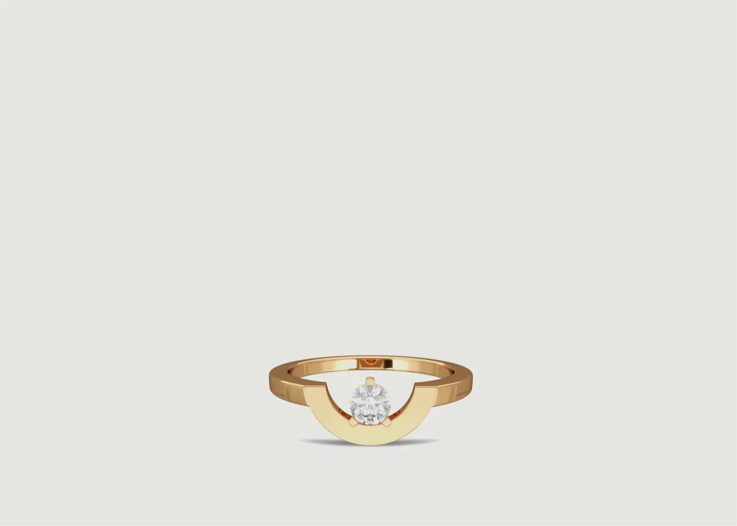Bague Intrépide petit arc 0.25ct Loyal.e