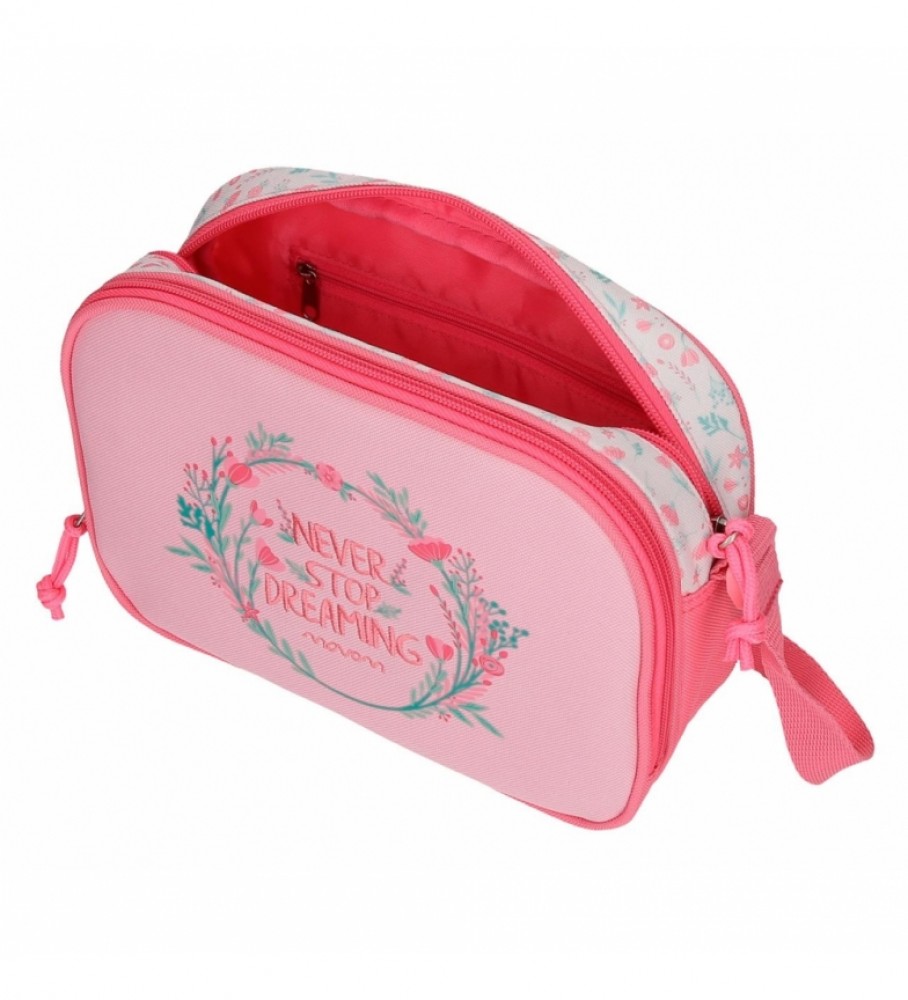 Bolsa de ombro Movom Never Stop - 23x17x8cm - Rosa
