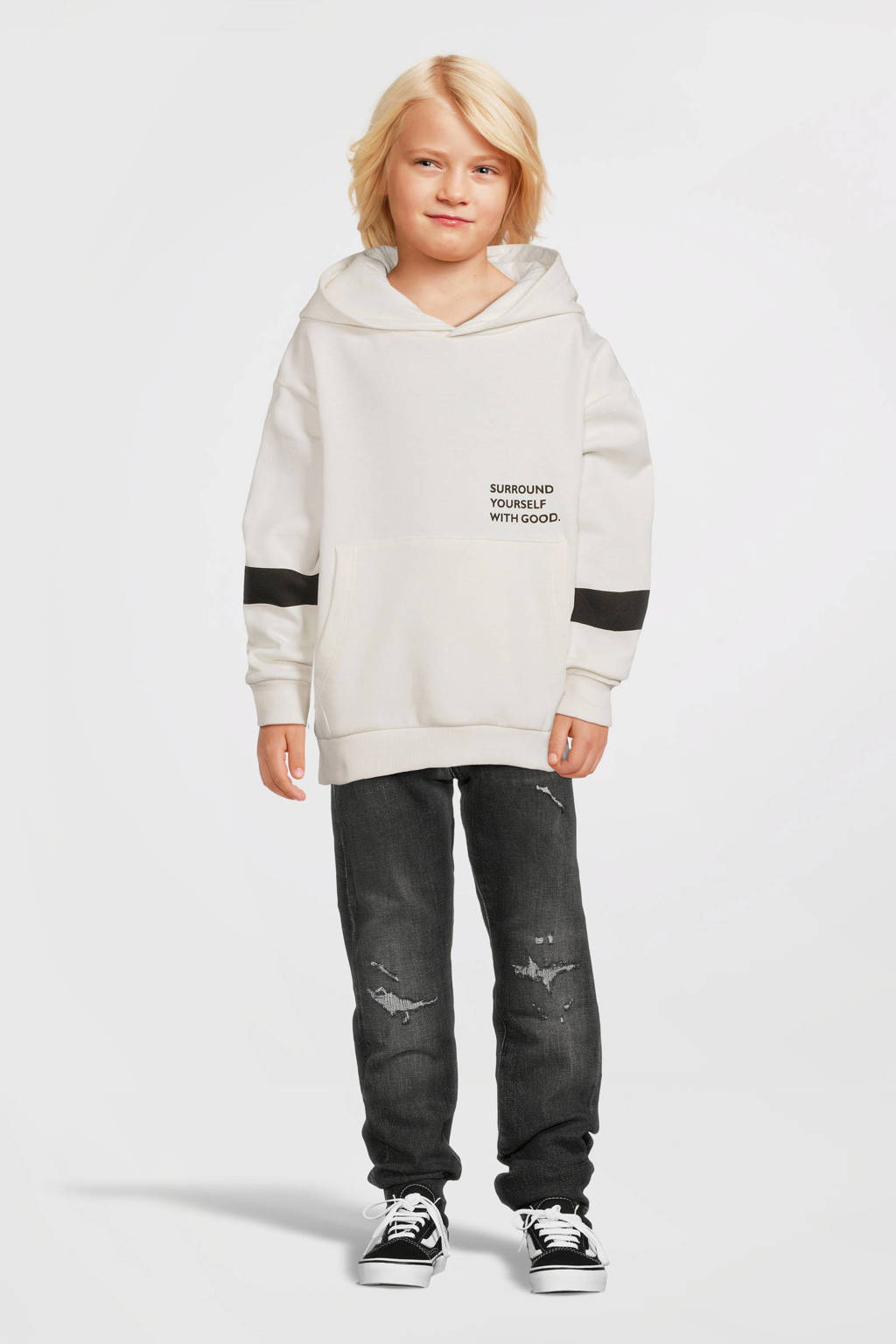 NAME IT hoodie ecru