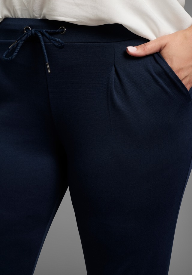 Laura Scott CURVE Jogger Pants  im sportiven Look aus formstabilem, elastischem Stoff - GROSSE GRÖSSE