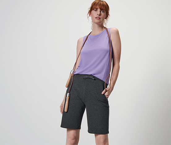 Funktionsshorts, anthrazit