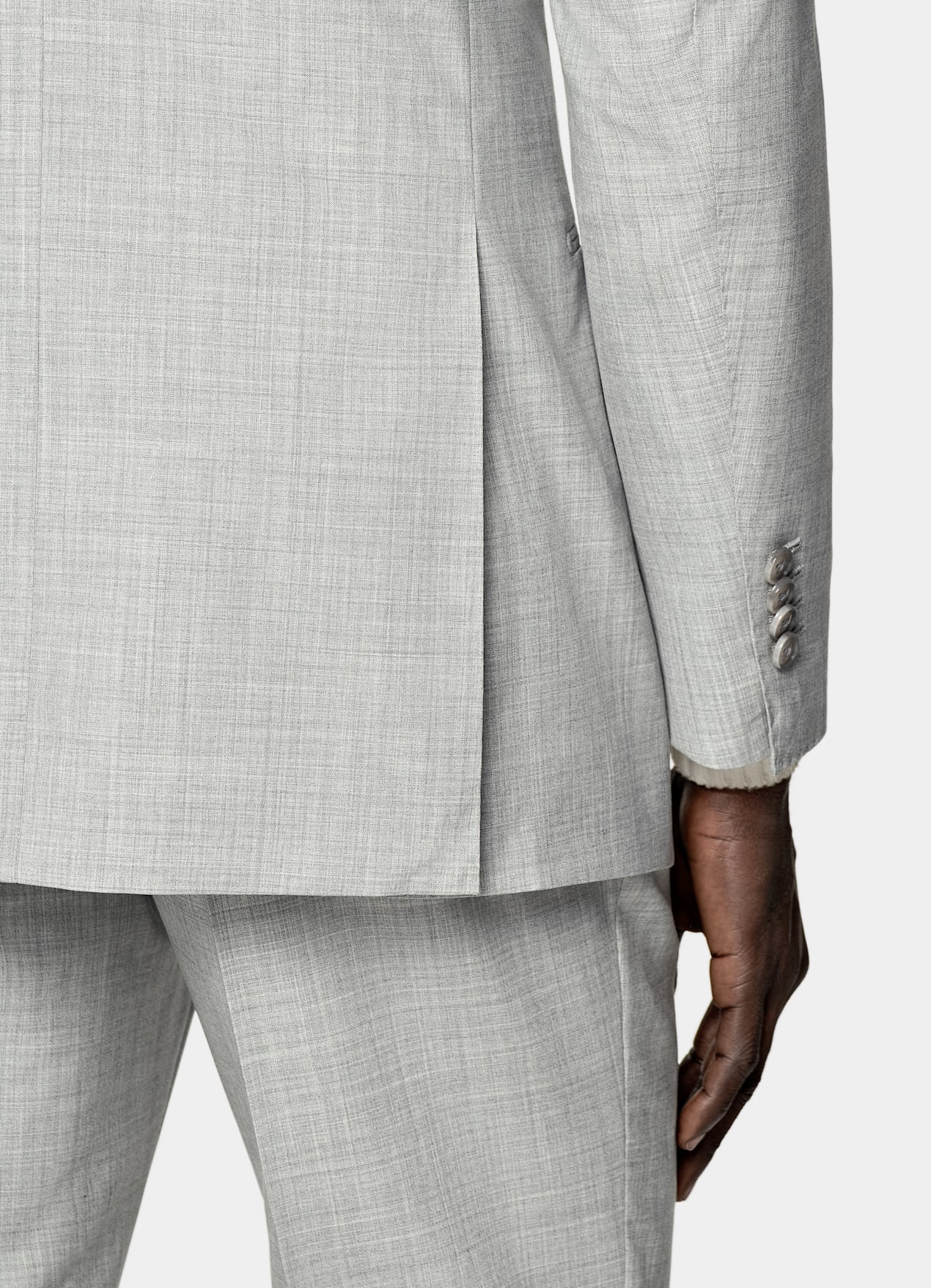 Costume sur mesure Custom Made gris clair